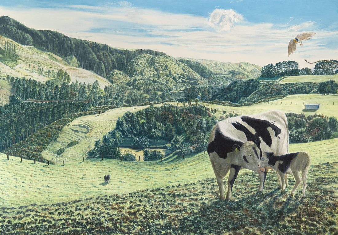 Detailed children's book illustration of the Reunion of Cindy and Silva by Fiona Goulding.